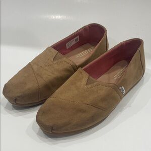 TOMS Classic Microfiber Slip On Shoes Size 9.5